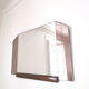 Hexagonal art deco mirror 70x47cm
