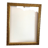Old gilded carved wooden frame