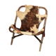 Vintage cowhide chair for children