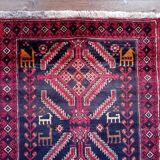 Handmade Persian Beluch Rug 188x96cm