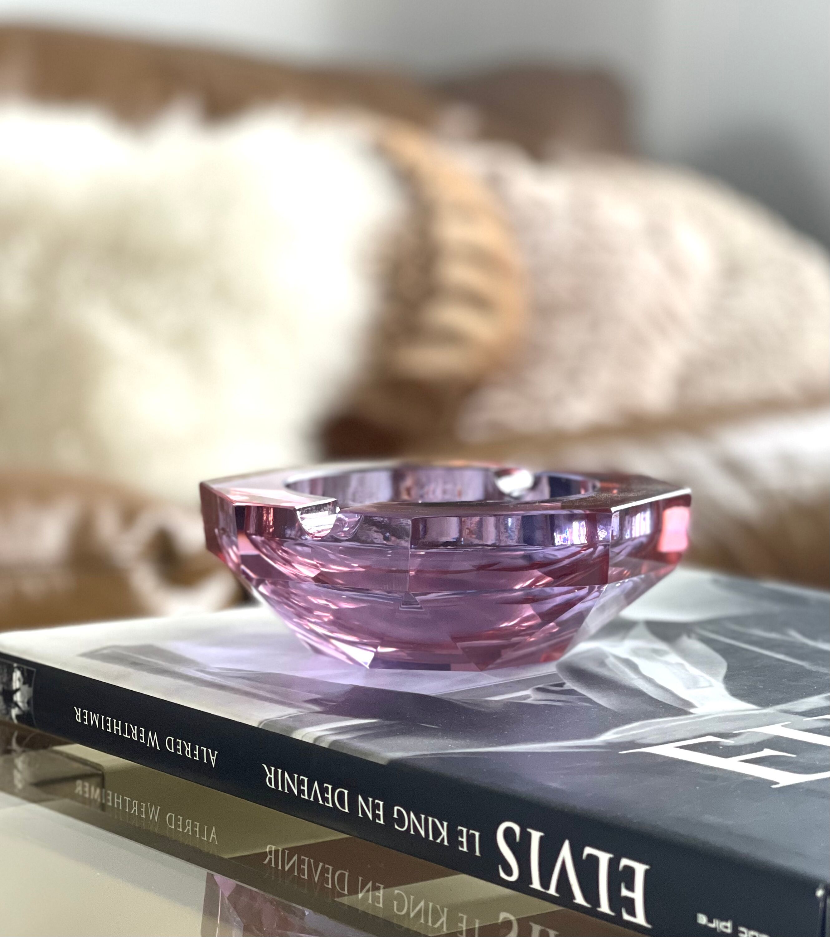 Crystal ashtray 1970