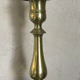 Lamp foot candle holder shape in solid brass 26.5 cm