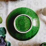 Small soup tureen in cabbage barbotine