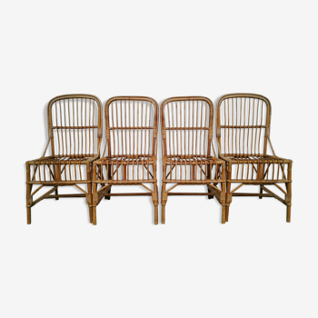 4 rattan chairs