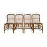 4 rattan chairs