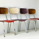 Chaises d'école Bistro, lot de 4