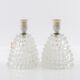Pair of Murano glass table lamps Italy 1950