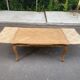 Table à manger extensible Louis XV bois massif chêne et marqueterie 250cm