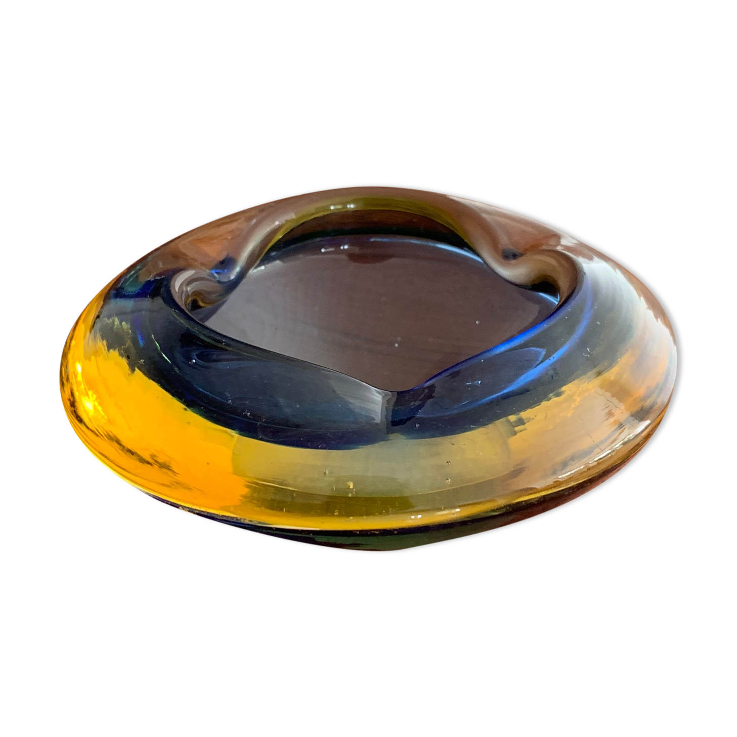 Vintage Murano glass ashtray