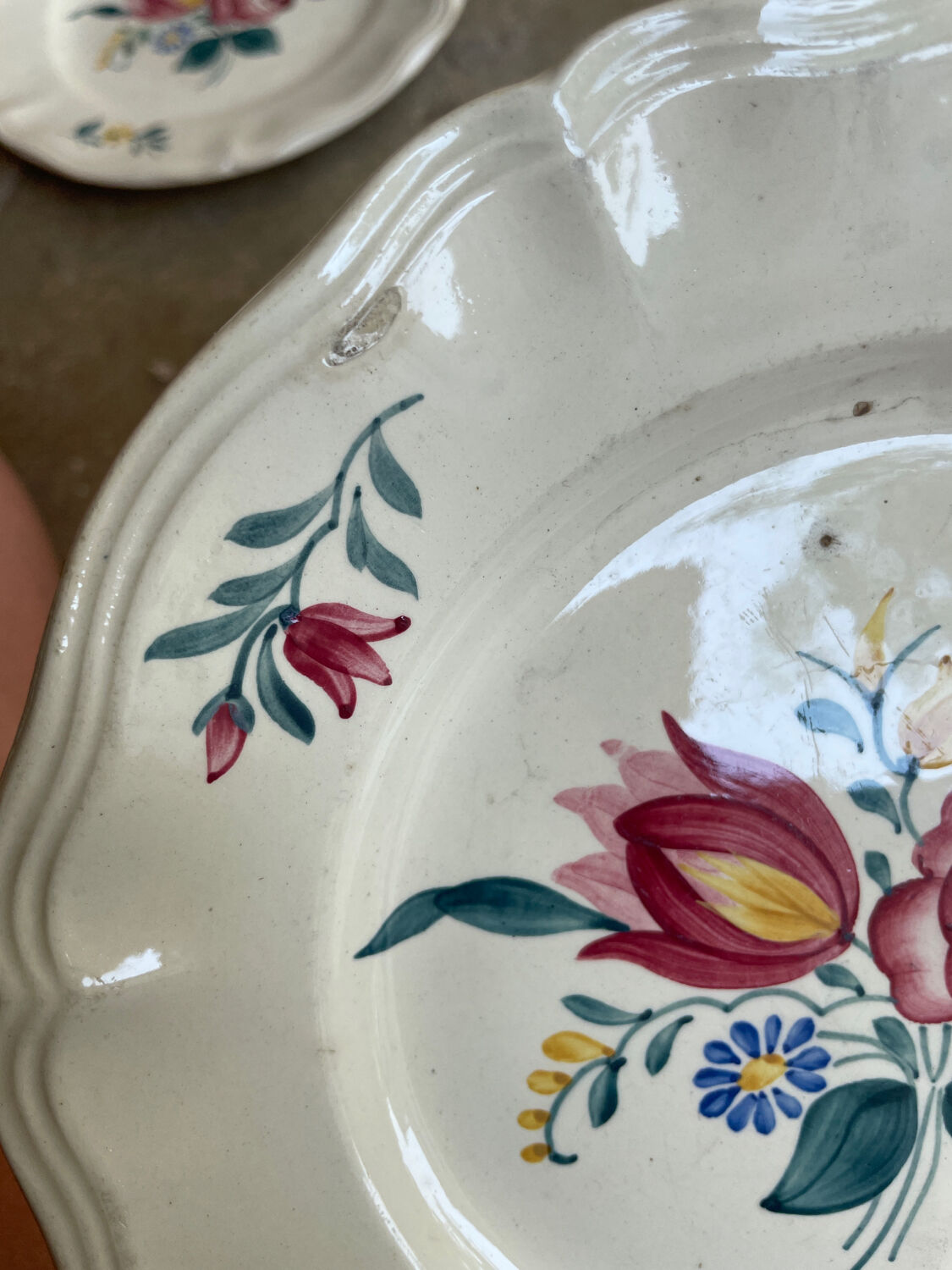 5 plates Sarreguemines
