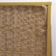 Bed 140 rattan and 2 vintage bedside tables