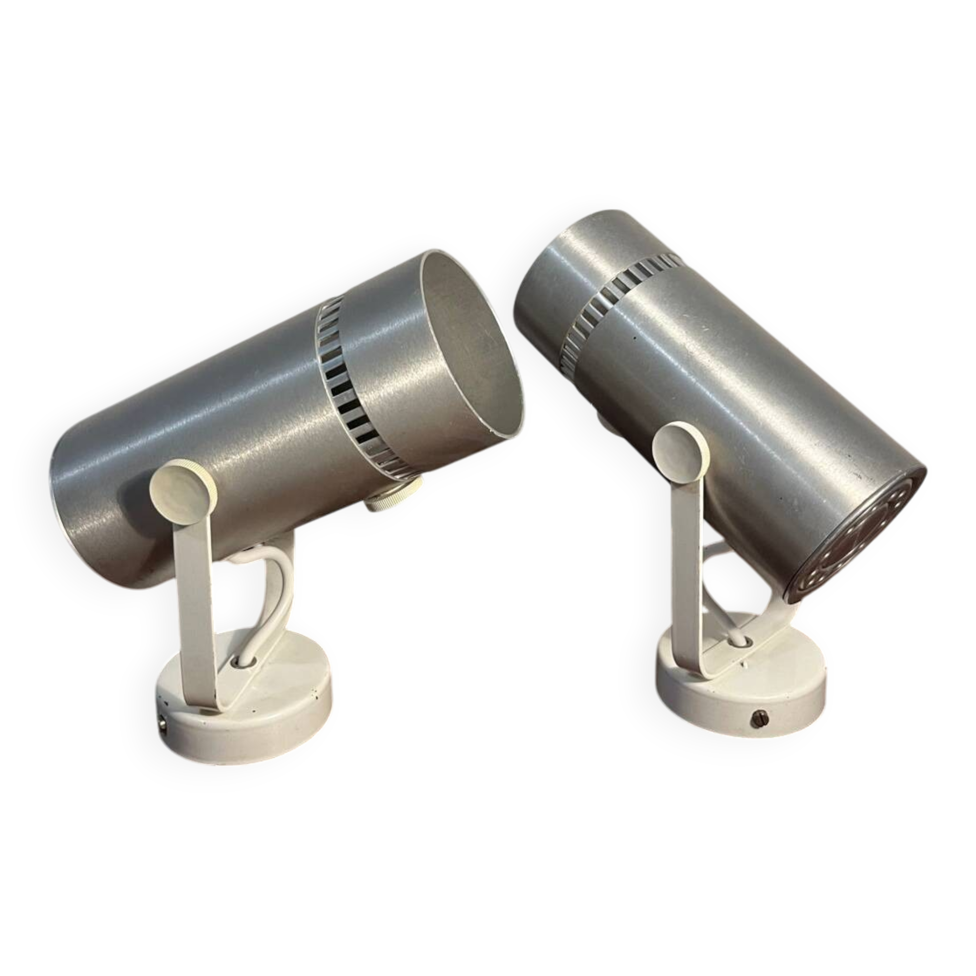 Duo spot wall light metal 80s