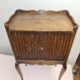oak bedside table