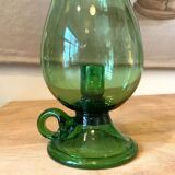 Green blown glass photophore