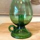 Green blown glass photophore