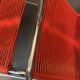 Scoubidou chair or vintage 1960 red chrome spaghetti chair