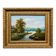 E.B. Michel "River Landscape." Oil on canvas.