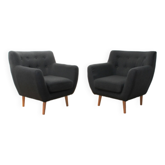 Pair of designer armchairs