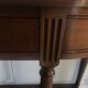 Console demi lune en merisier