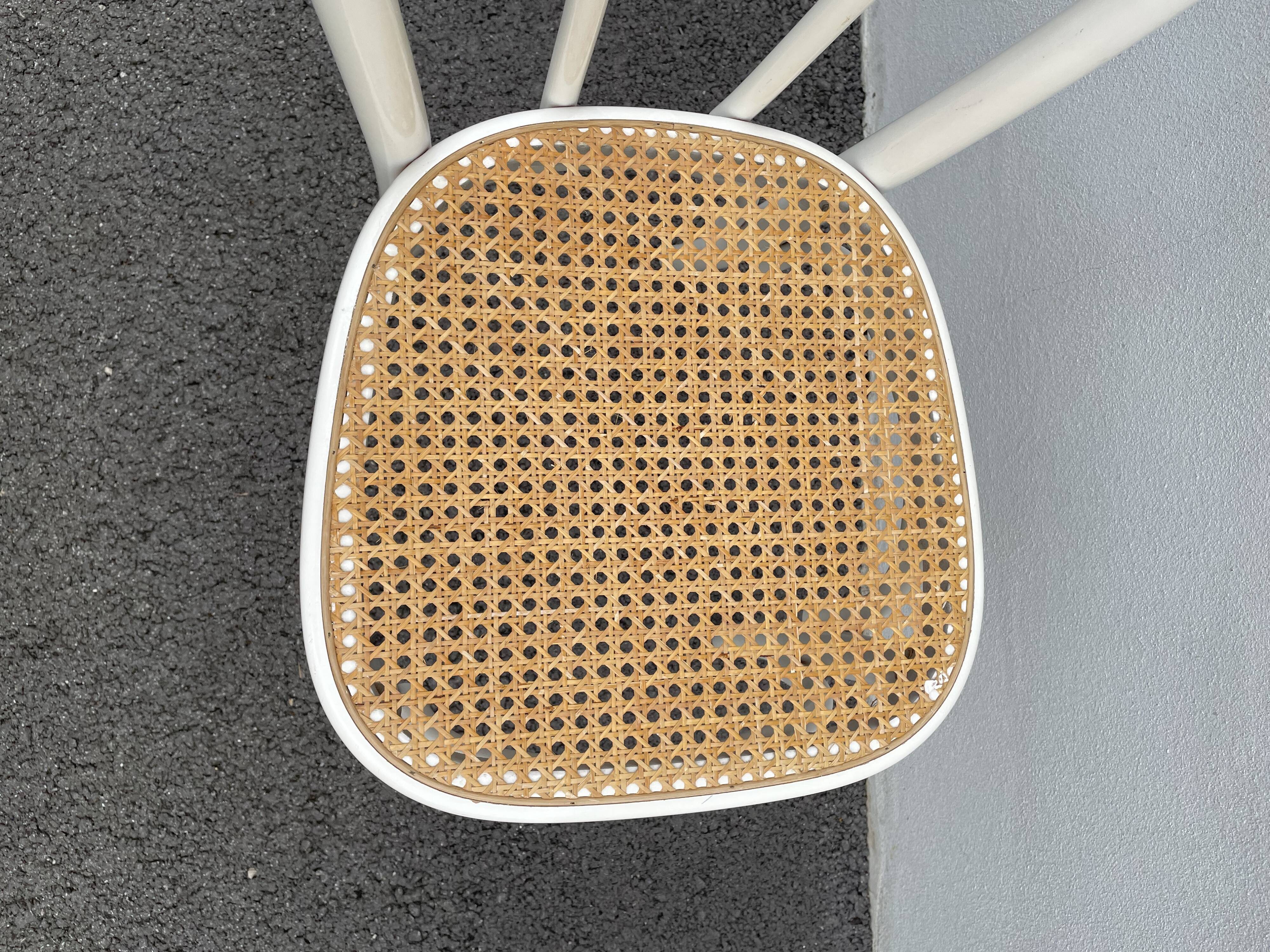 Canned bistro chair