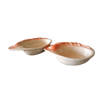 2 ramequins écrevisses de Charles Amand
