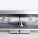 Aluminum wall light, 50s/60s