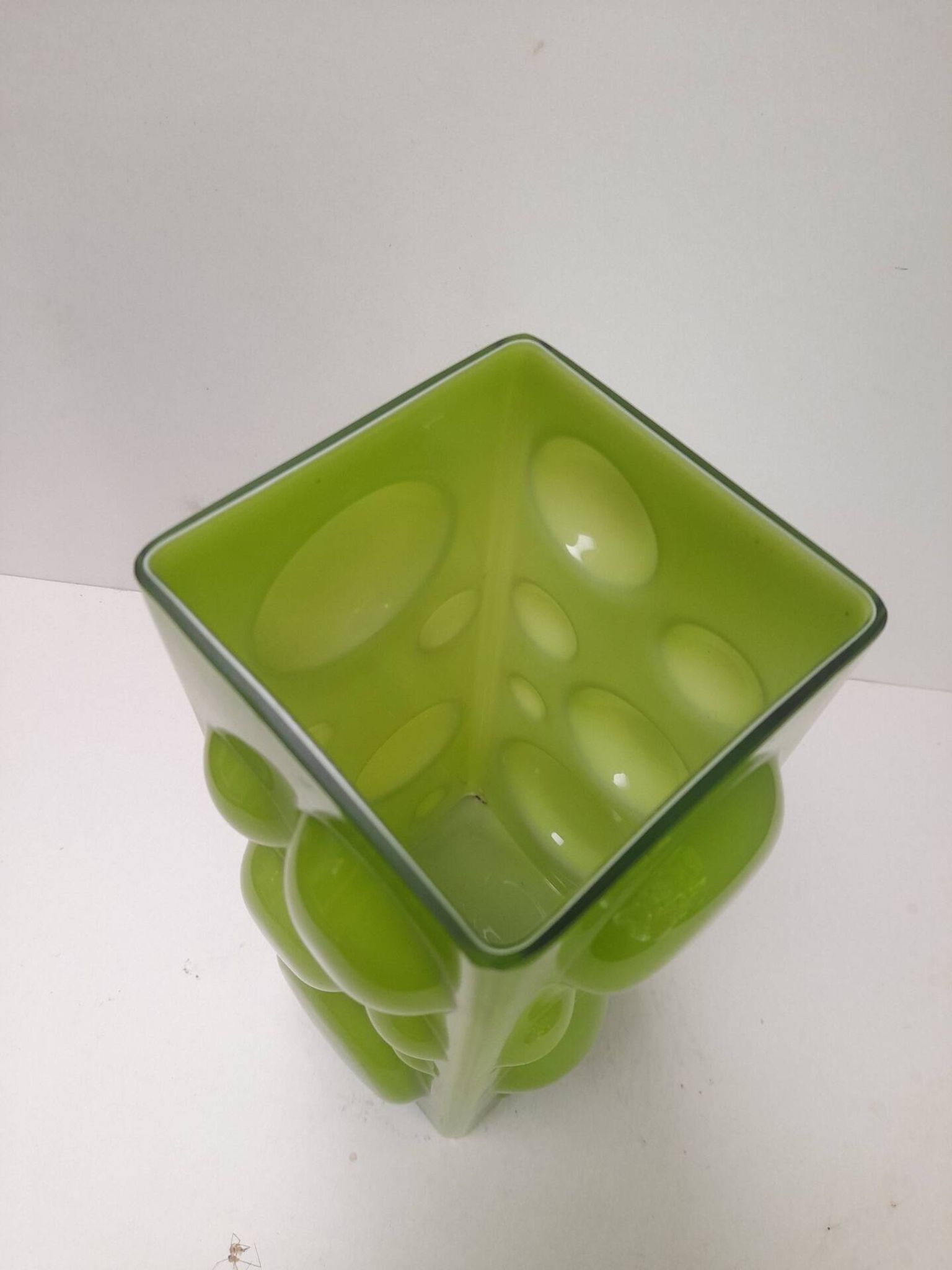 Vase bulles vert space age Illums Bolighus 70s