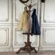 Carved wooden coat rack from the Black Forest, circa 1900.
