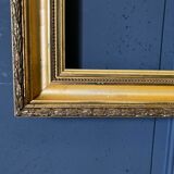 Gild frame nineteenth stucco decor of rinceaux