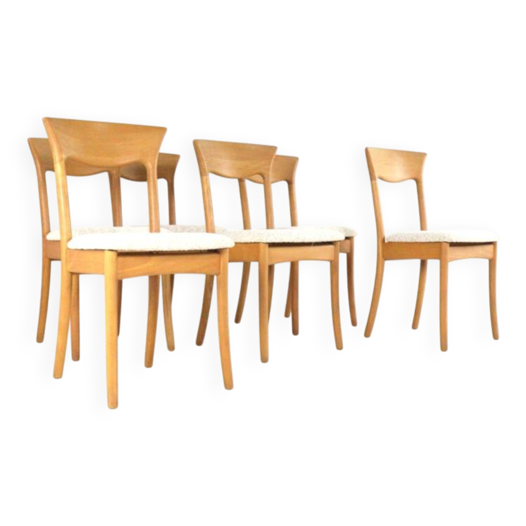 Ensemble de 6 chaises Juul Kristensen pour JK Denmark - design danois