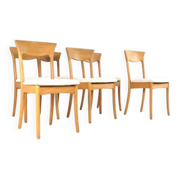 Set of 6 Juul Kristensen for JK Denmark chairs - danish design