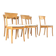 Ensemble de 6 chaises Juul Kristensen pour JK Denmark - design danois