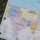 Ancienne carte MDI Inde-Union Indienne Pakistan Ceylan