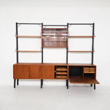 Poul Cadovius for Royal System free standing teak wall unit, Denmark 1950