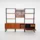 Bibliothèque de Poul Cadovius pour Royal System, Danemark années 1950