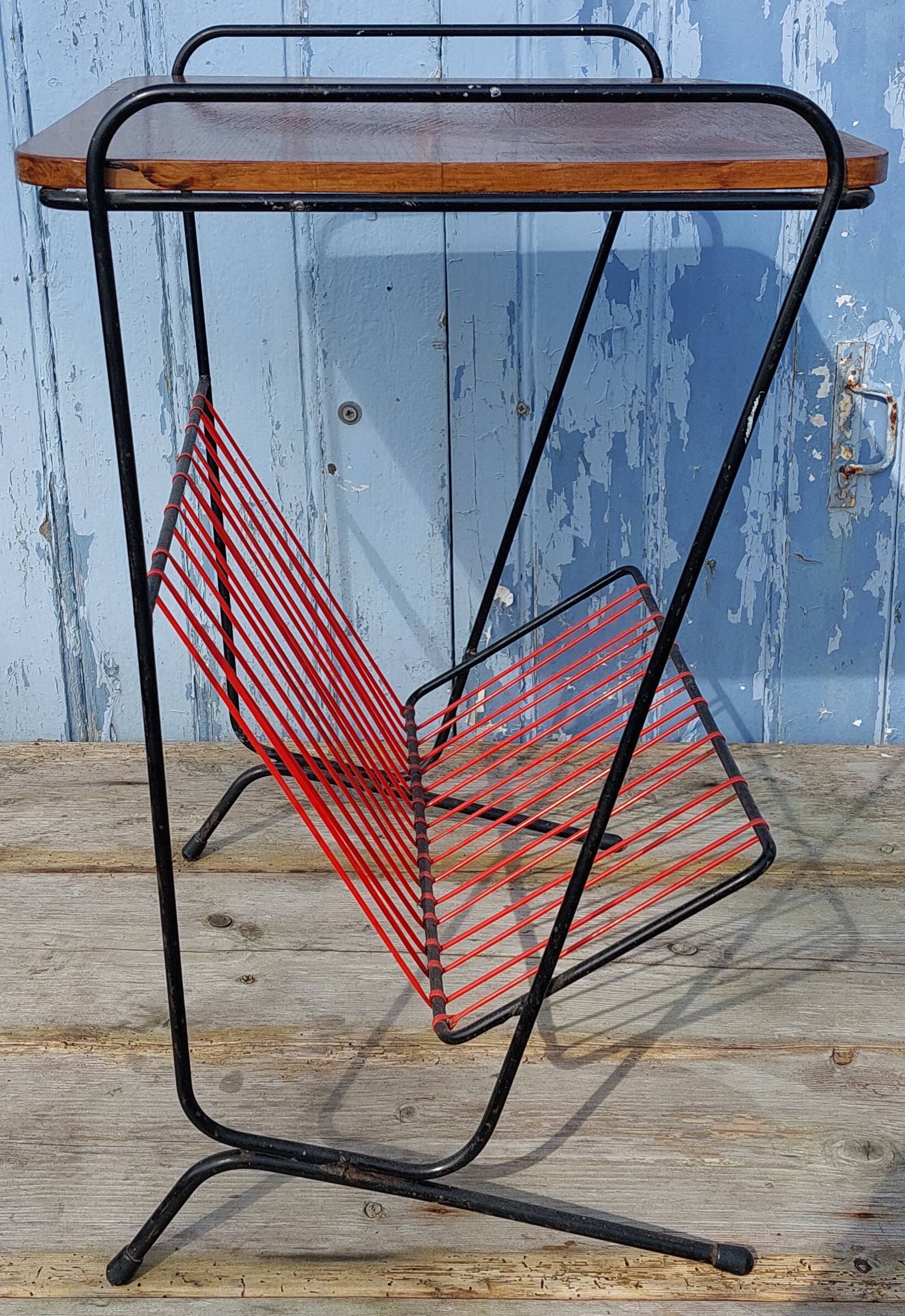 magazine holder side table