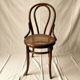 Bistro chair with caned seat, Thonet type
