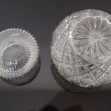 Mid-century Crystal Glass Can,1950's.