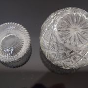 Mid-century Crystal Glass Can,1950's.