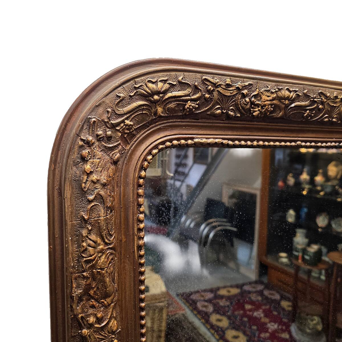 French Art Nouveau mirror, early 1900s.