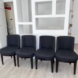 Set of 4 Siegfried Philippe Hurel Chairs