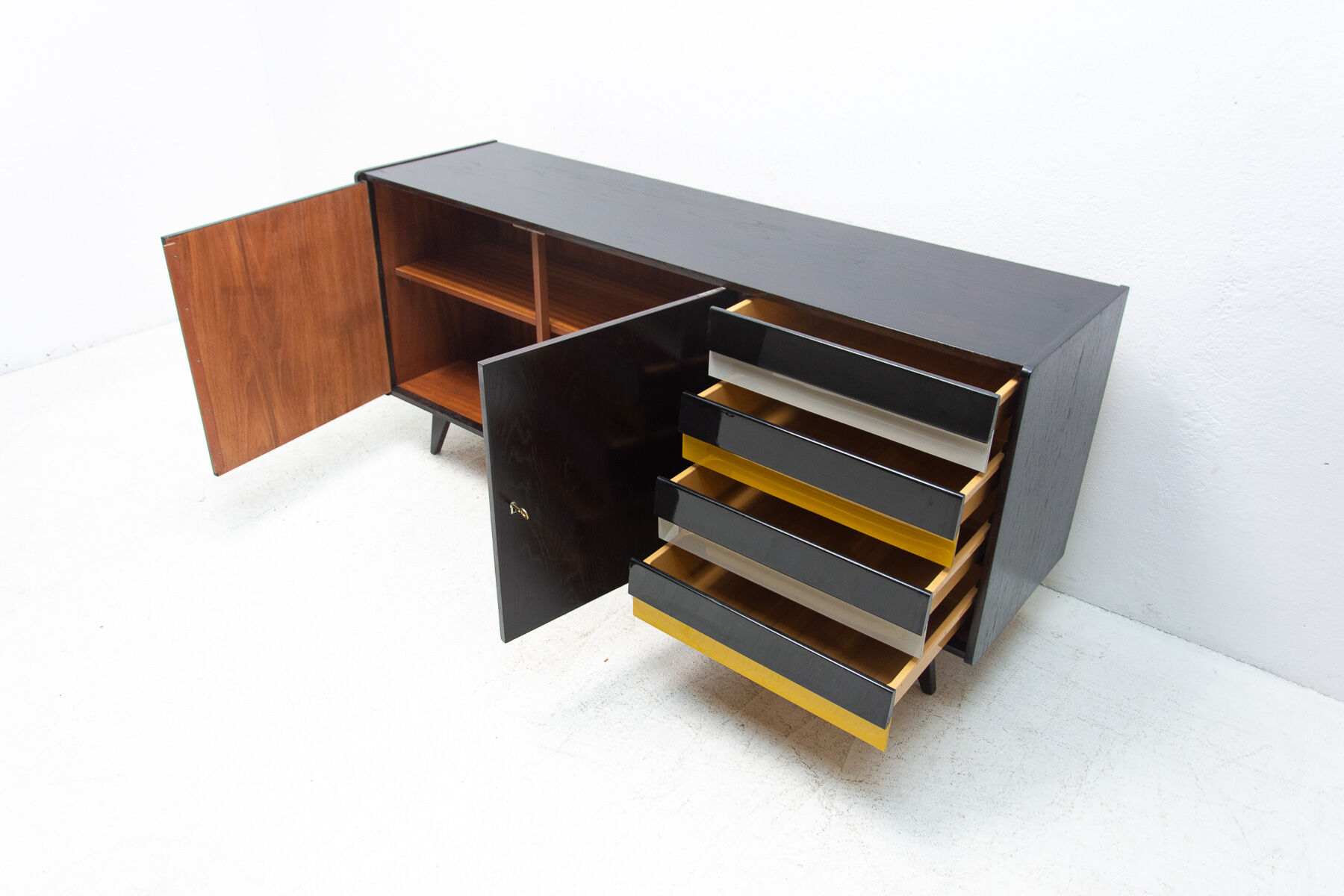Mid century u-460 sideboard by jiří jiroutek for interiér praha