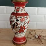 Japanese lamp base mounted as a lamp