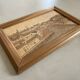 Tableau en marqueterie de bois