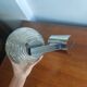 Vintage Space Age wall light 70s – Chrome metal & glass globe