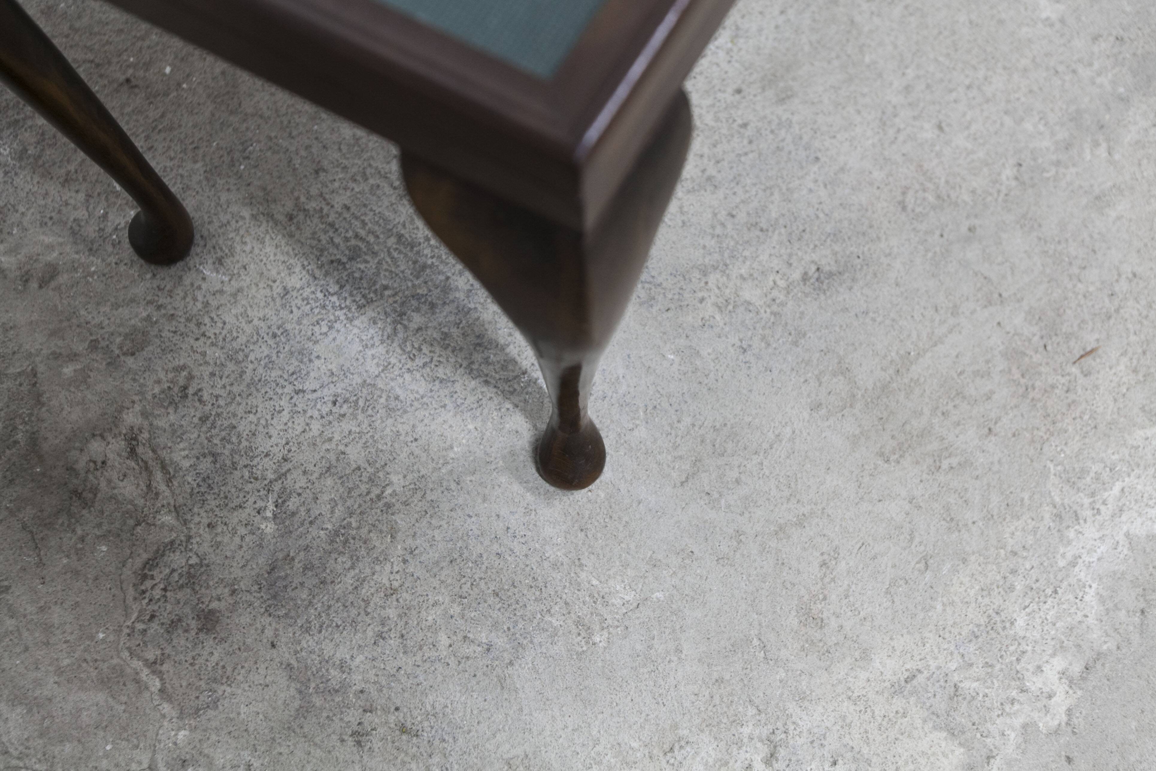 1940 Needlewoman Shop London Coffee Table Embroidery Under Glass