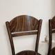 Set of 4 ton wooden dining chairs, 20th century, czechoslovak, 90 × 46 cm