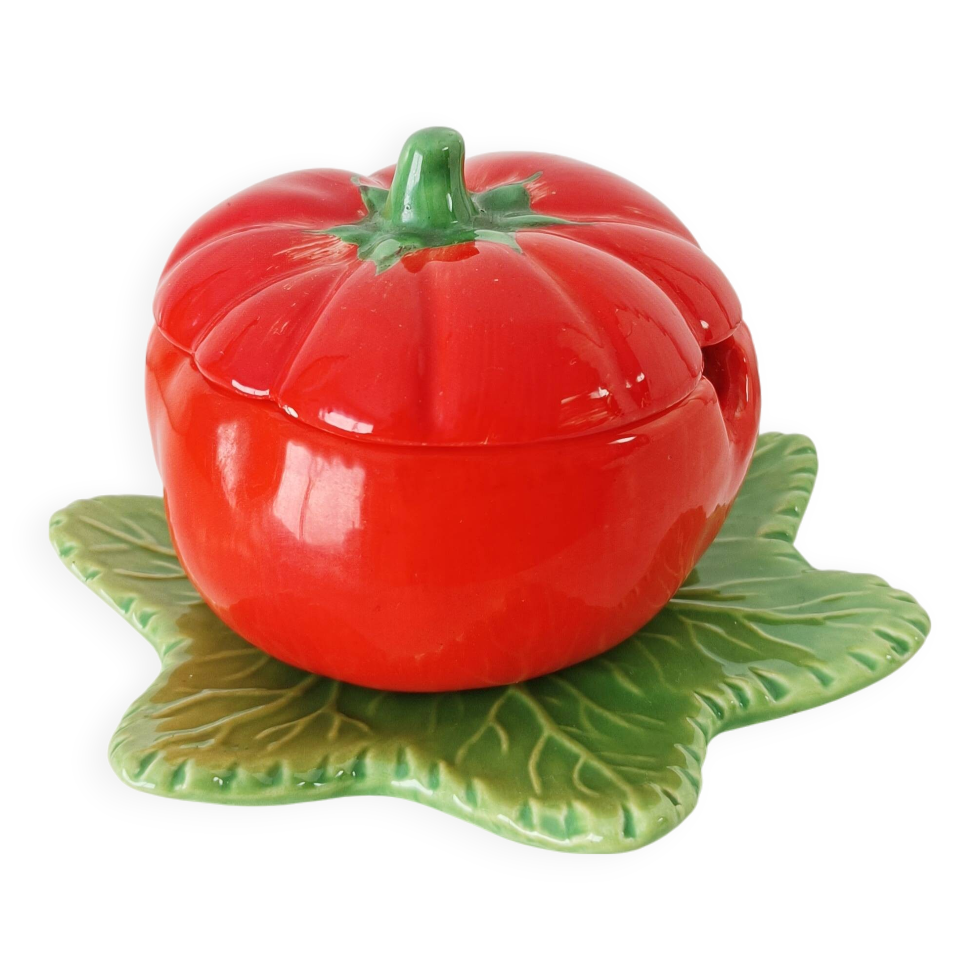 Moutardier tomate, style barbotine