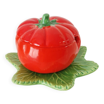 Moutardier tomate, style barbotine