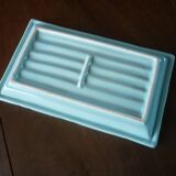 Blue bamboo imitation cake dish